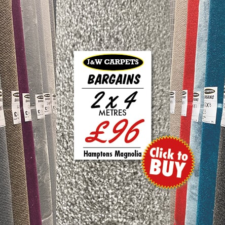Hamptons Magnolia – 2x4m – Carpet Roll End