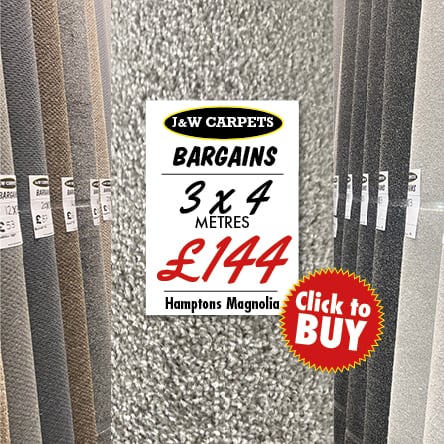 Hamptons Magnolia – 3x4m – Carpet Roll End