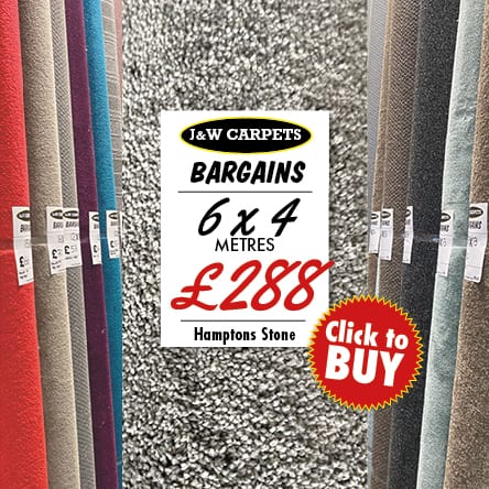Hamptons Stone – 6x4m – Carpet Roll End