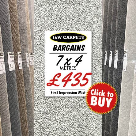 First Impression Mist – 6x4m – Carpet Roll End