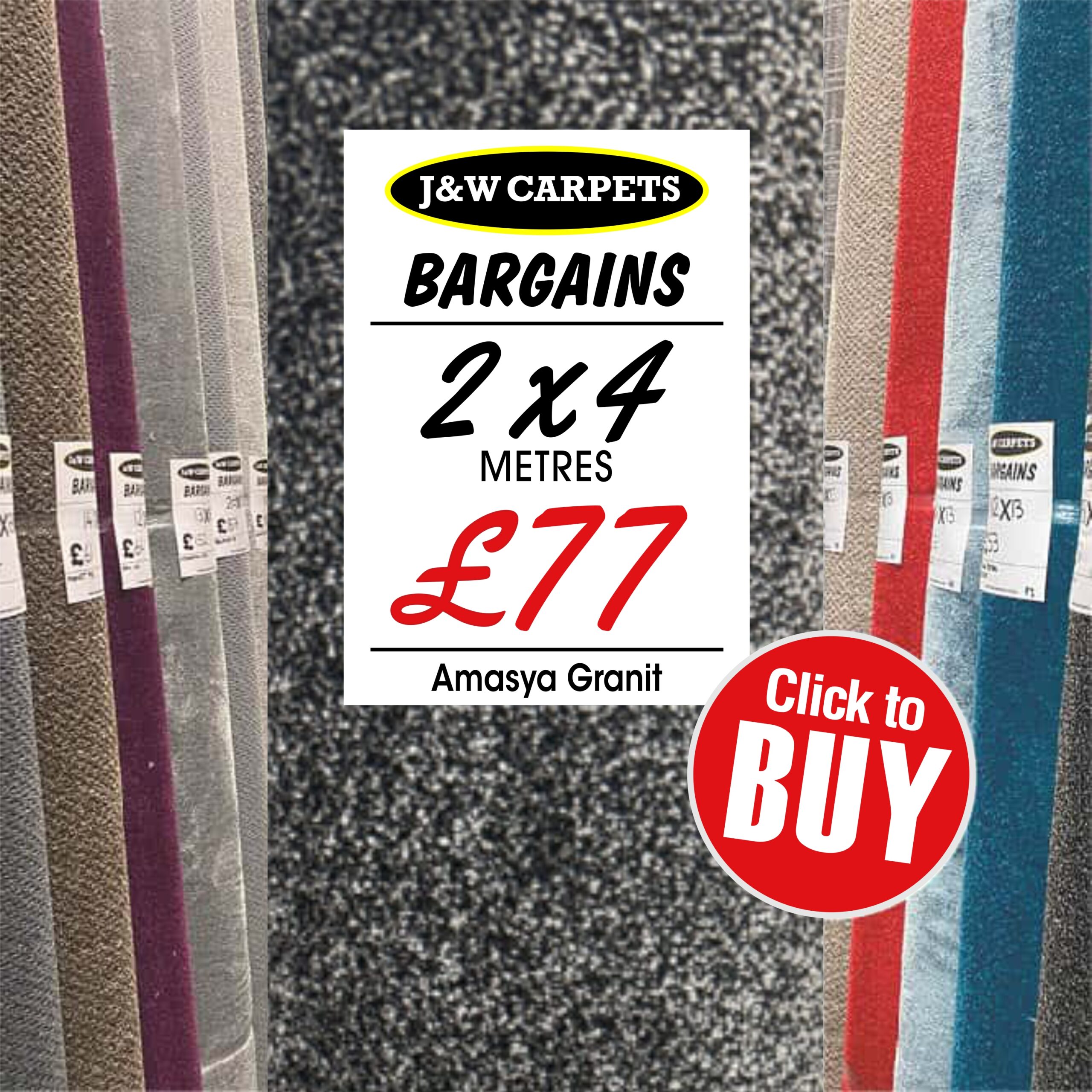 Amasya Granit – 2x4m – Carpet Roll End