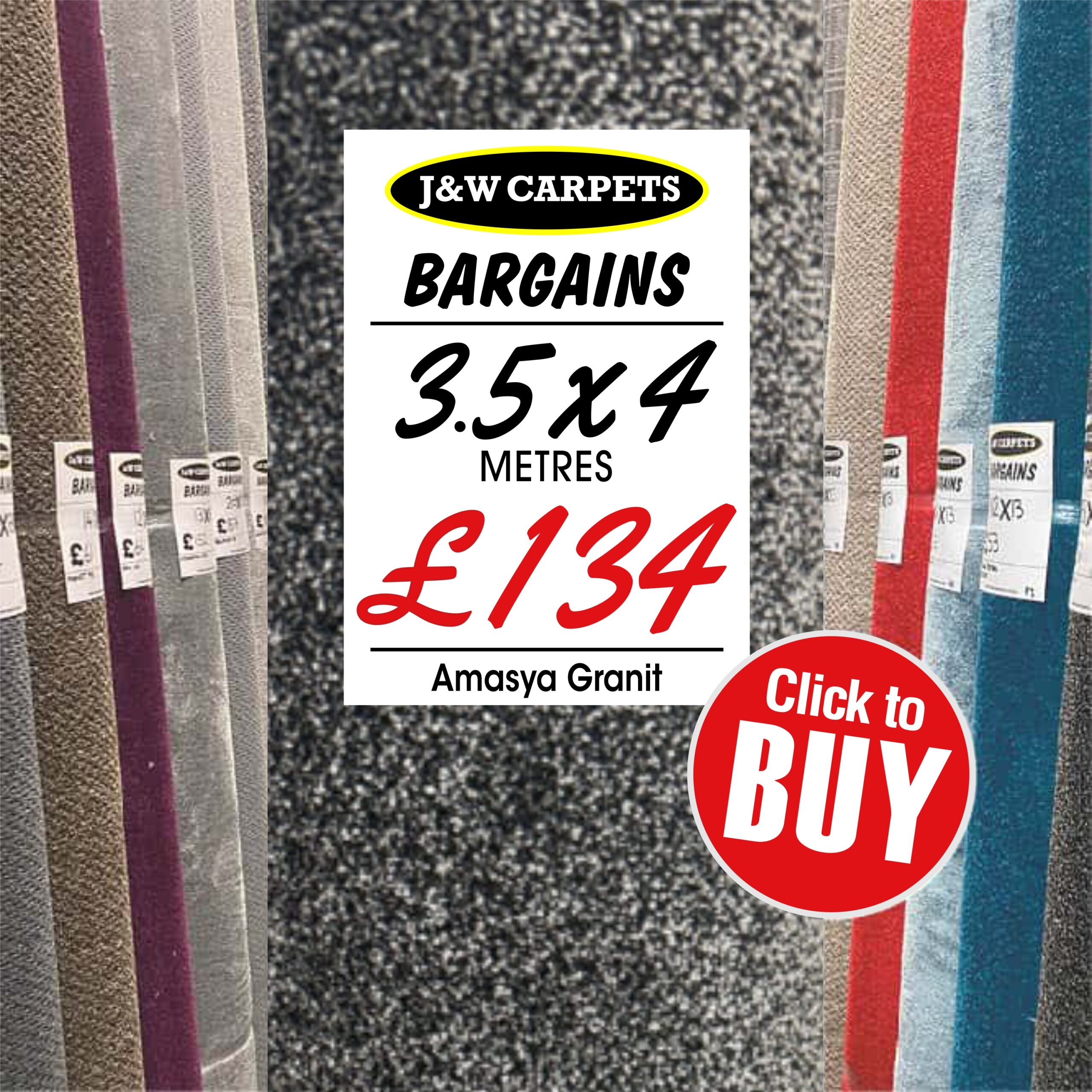 Amasya Granit – 3.5x4m – Carpet Roll End