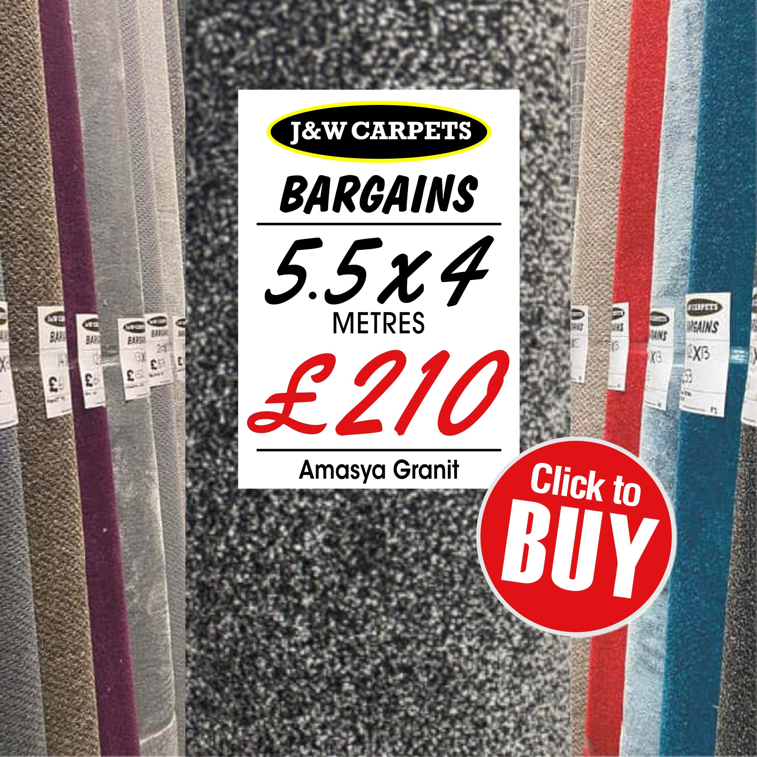 Amasya Granit – 5.5x4m – Carpet Roll End