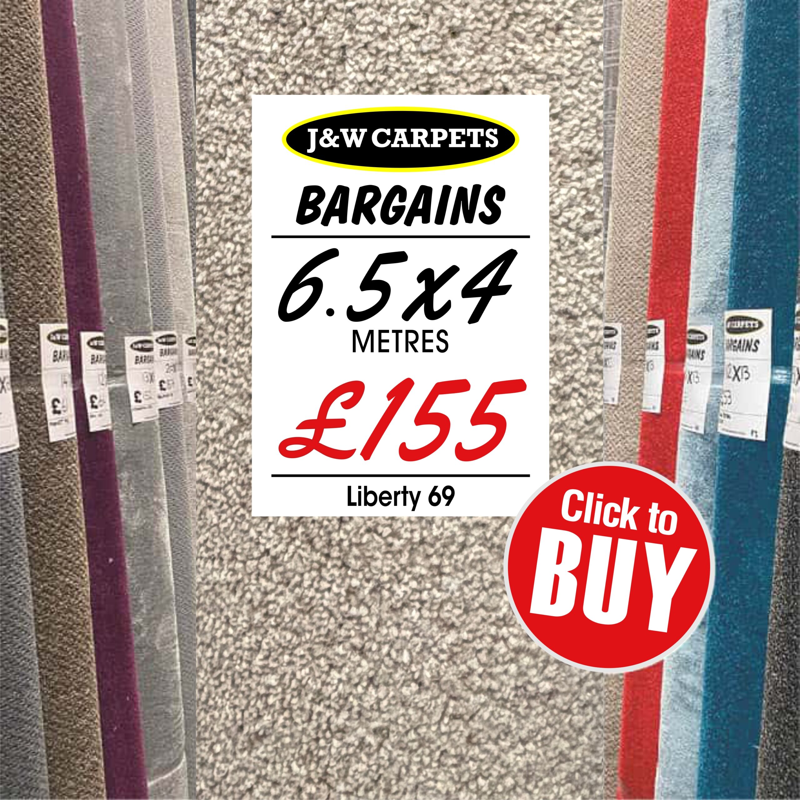 Liberty 69 – 6.5x4m – Carpet Roll End