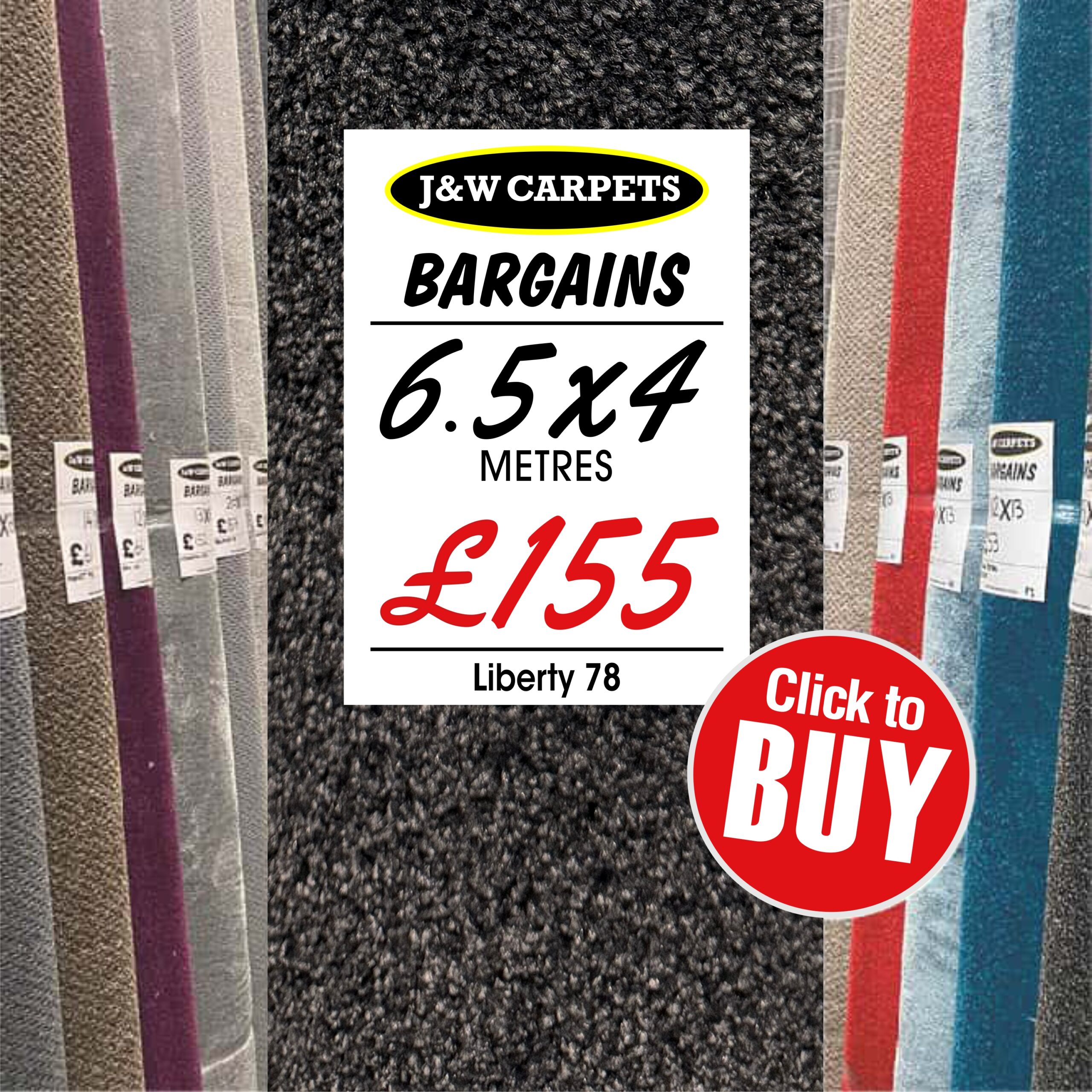 Liberty 78 – 6.5x4m – Carpet Roll End