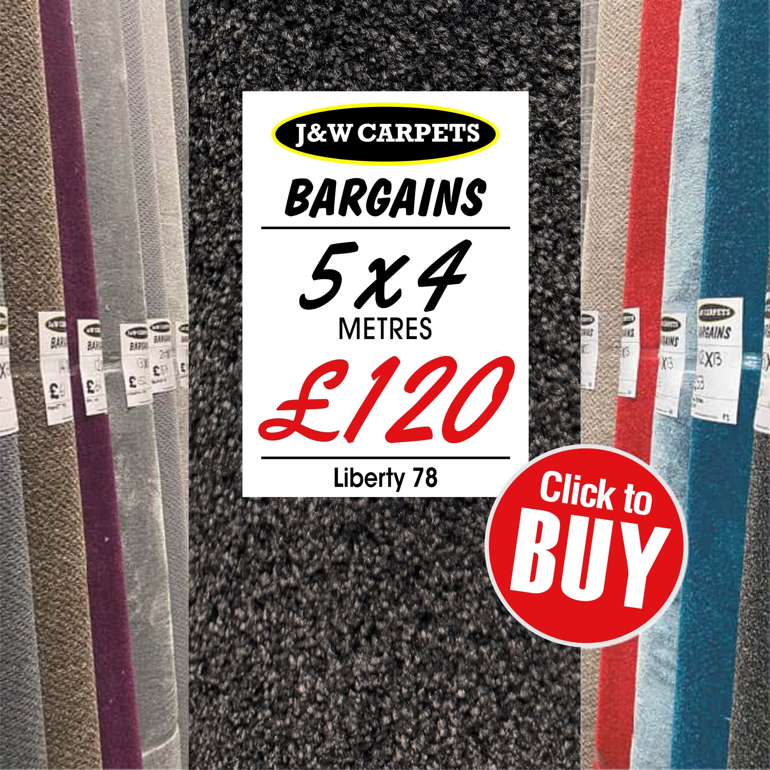 Liberty 78 – 5x4m – Carpet Roll End