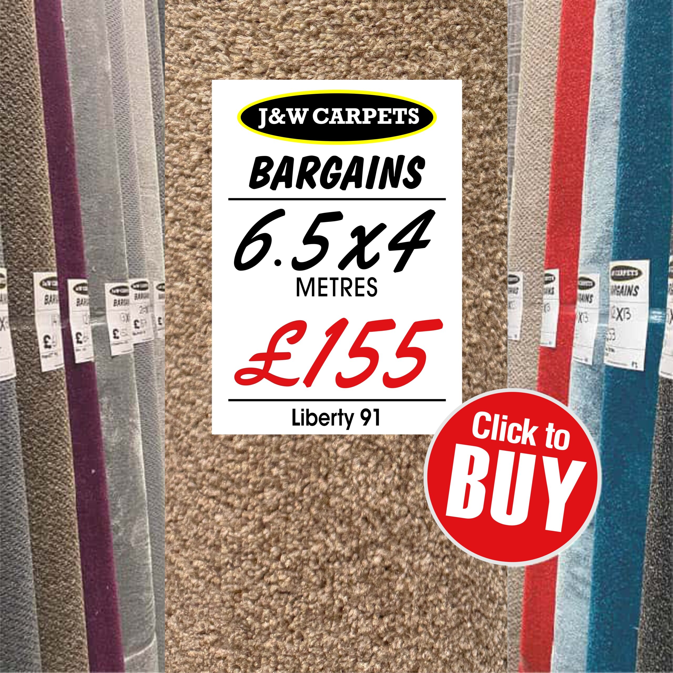 Liberty 91 – 6.5x4m – Carpet Roll End