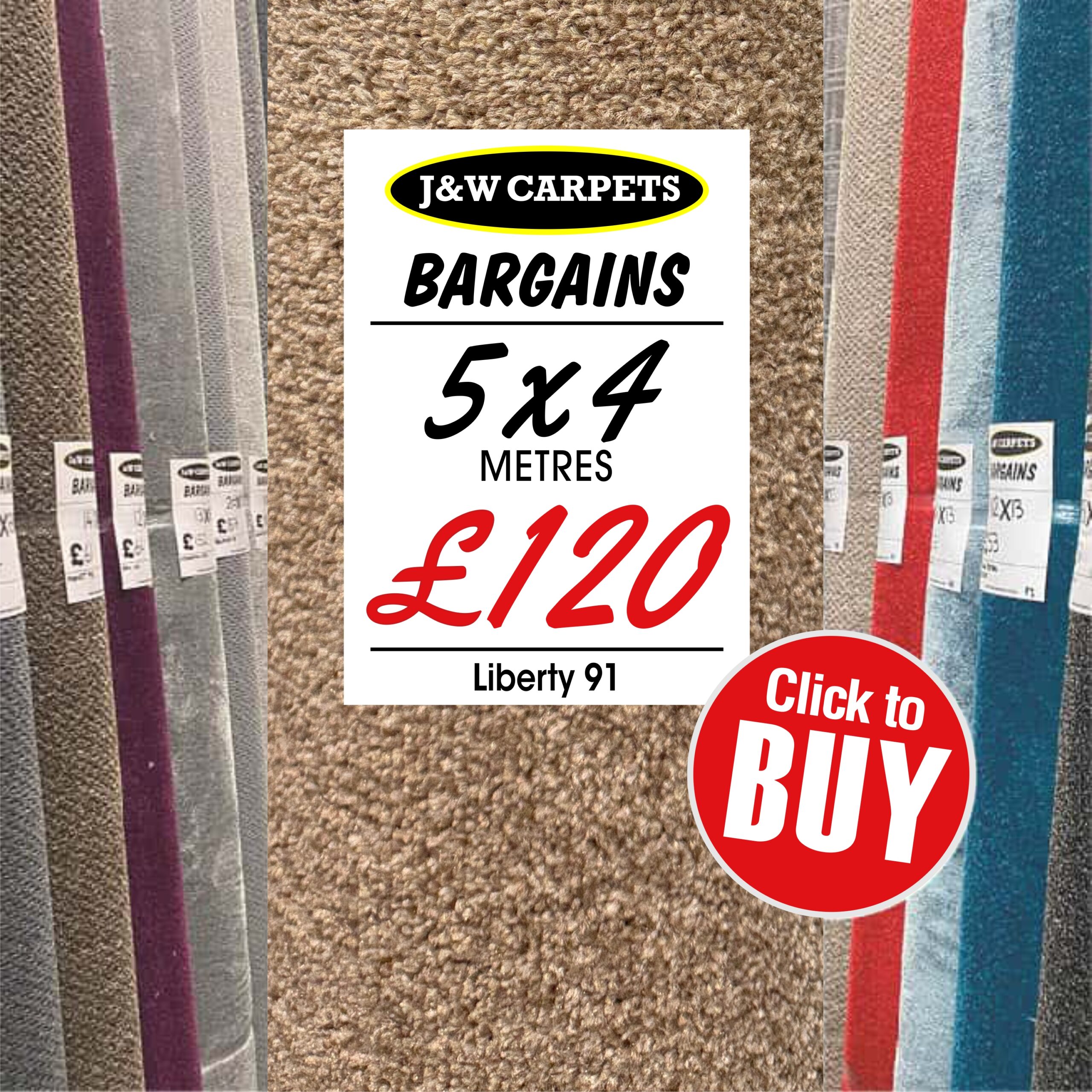 Liberty 91 – 5x4m – Carpet Roll End