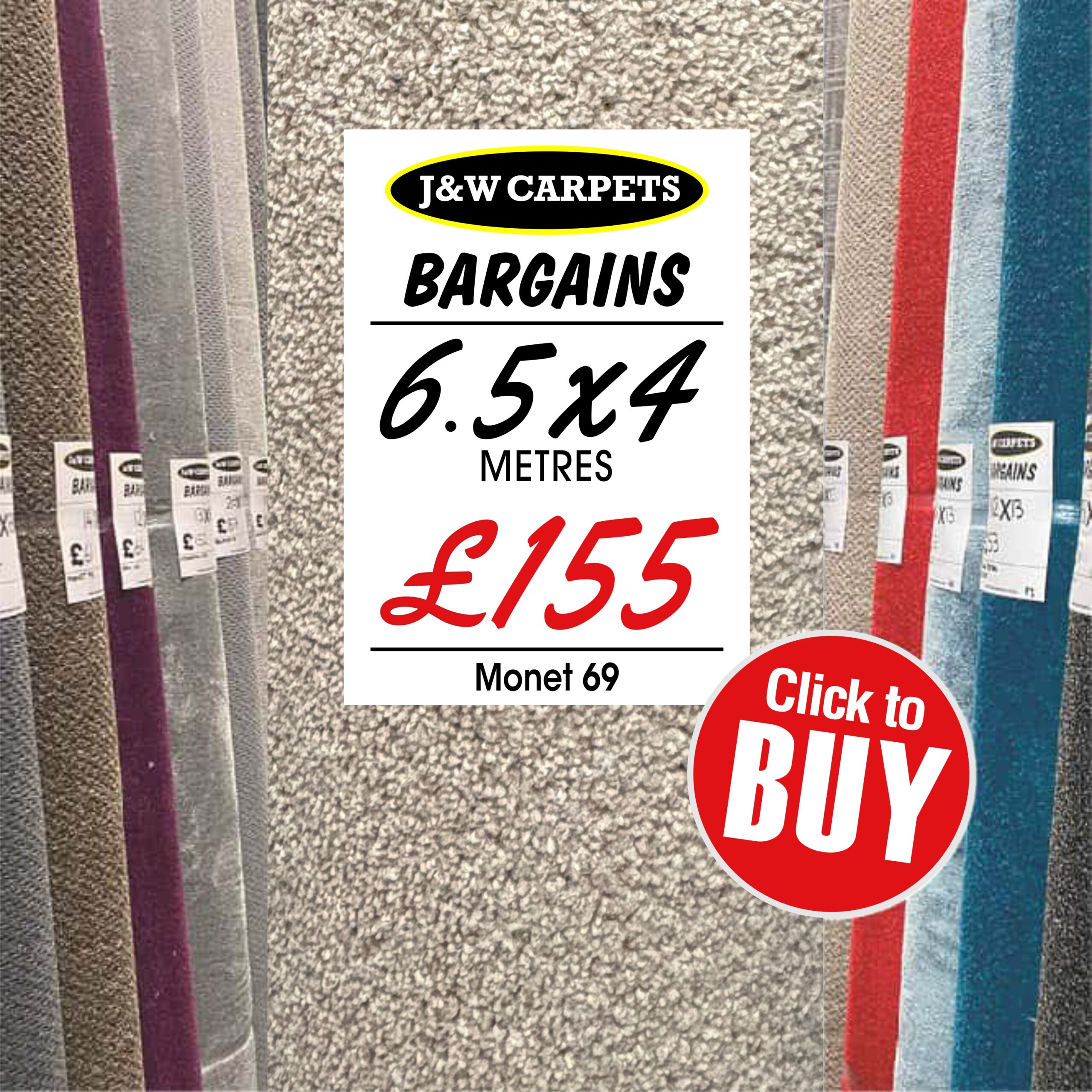 Monet 69 – 6.5x4m – Carpet Roll End