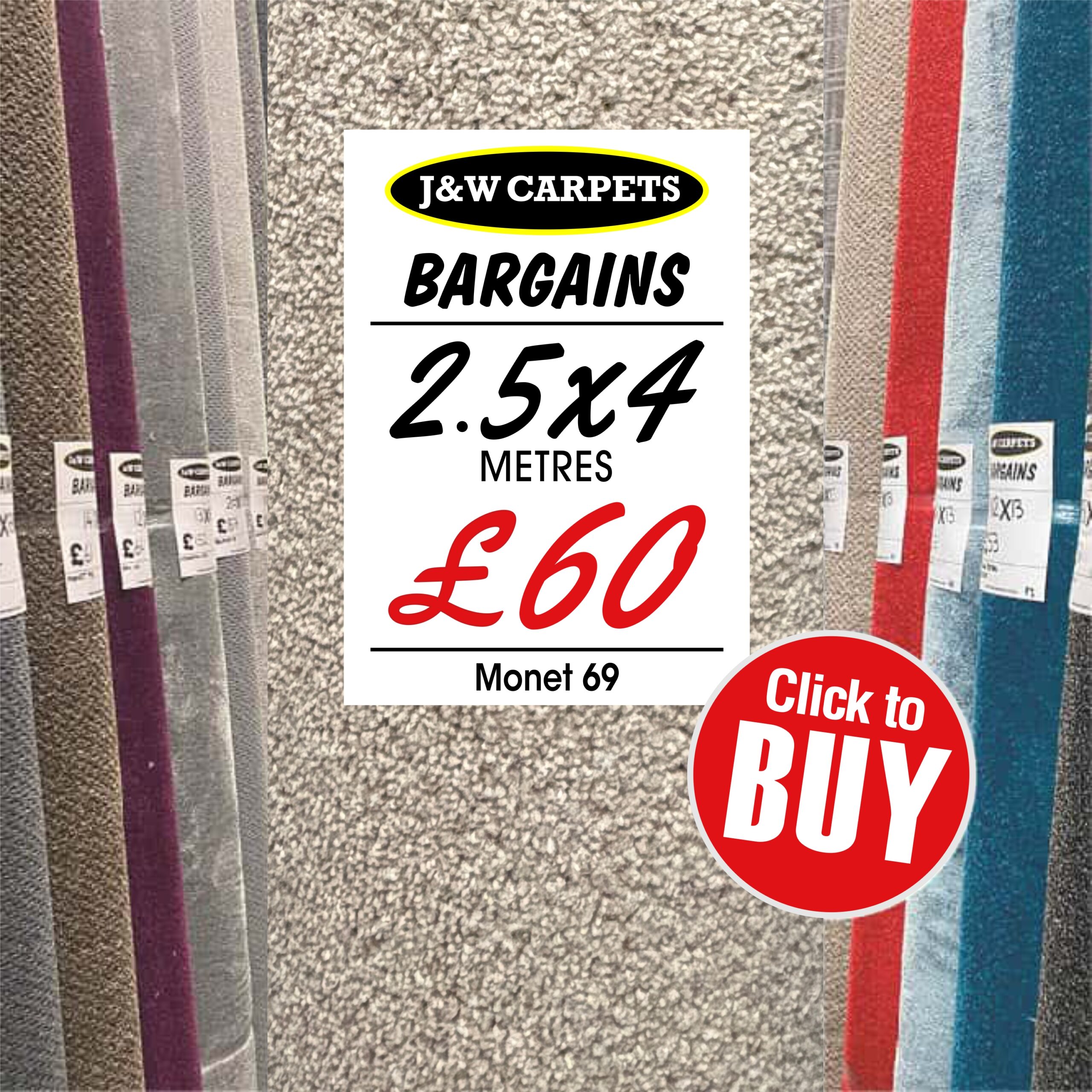 Monet 69 – 2.5x4m – Carpet Roll End