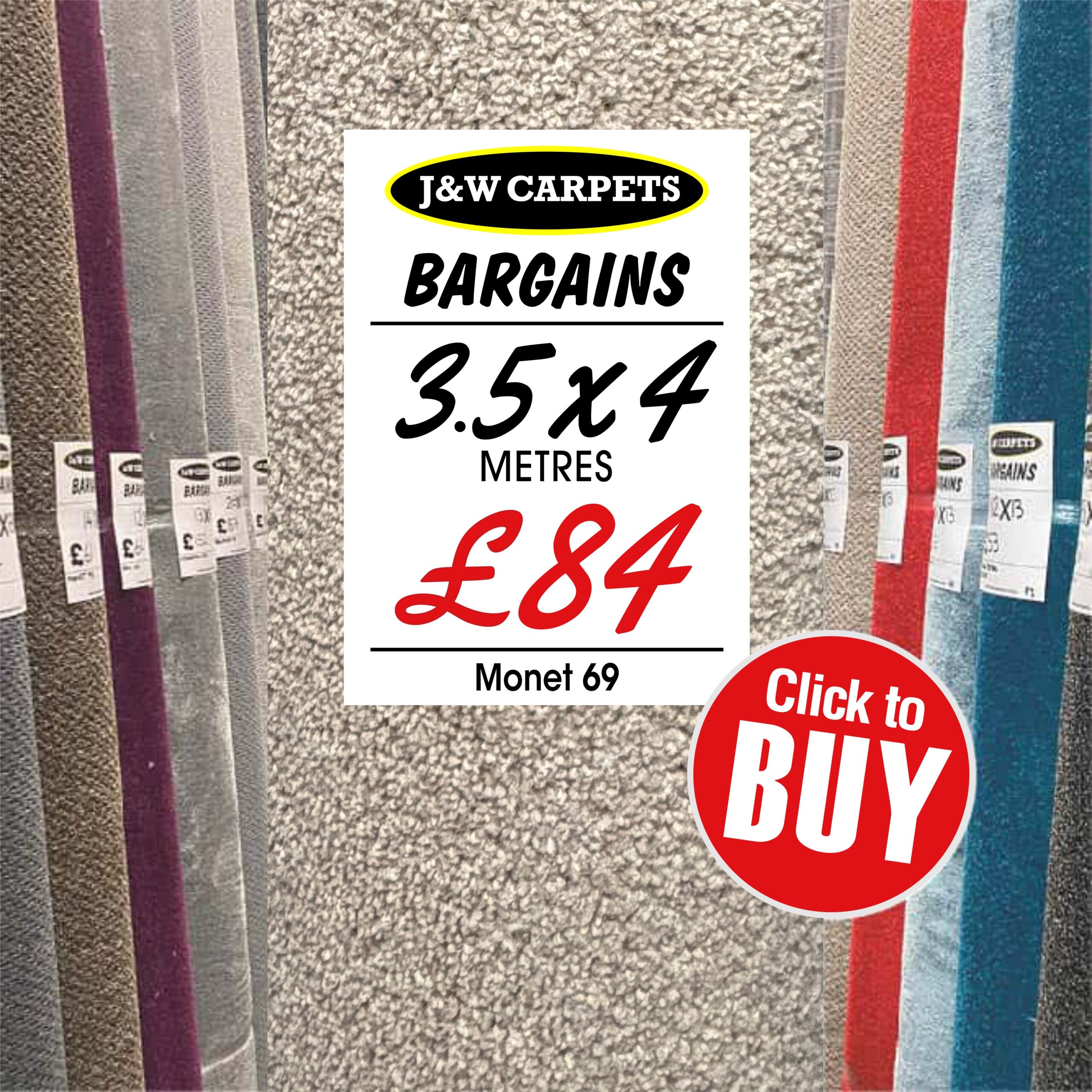 Monet 69 – 3.5x4m – Carpet Roll End