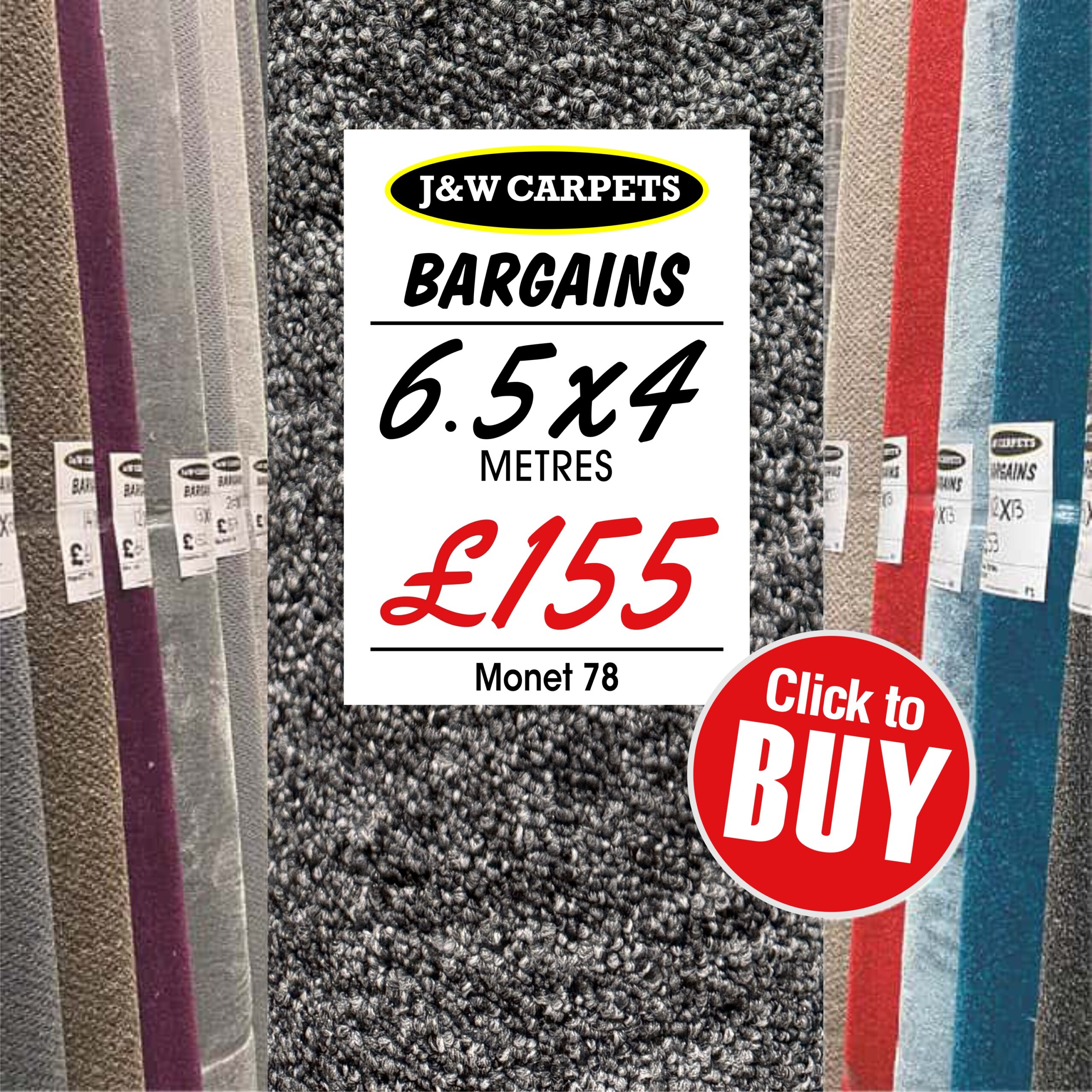 Monet 78 – 6.5x4m – Carpet Roll End