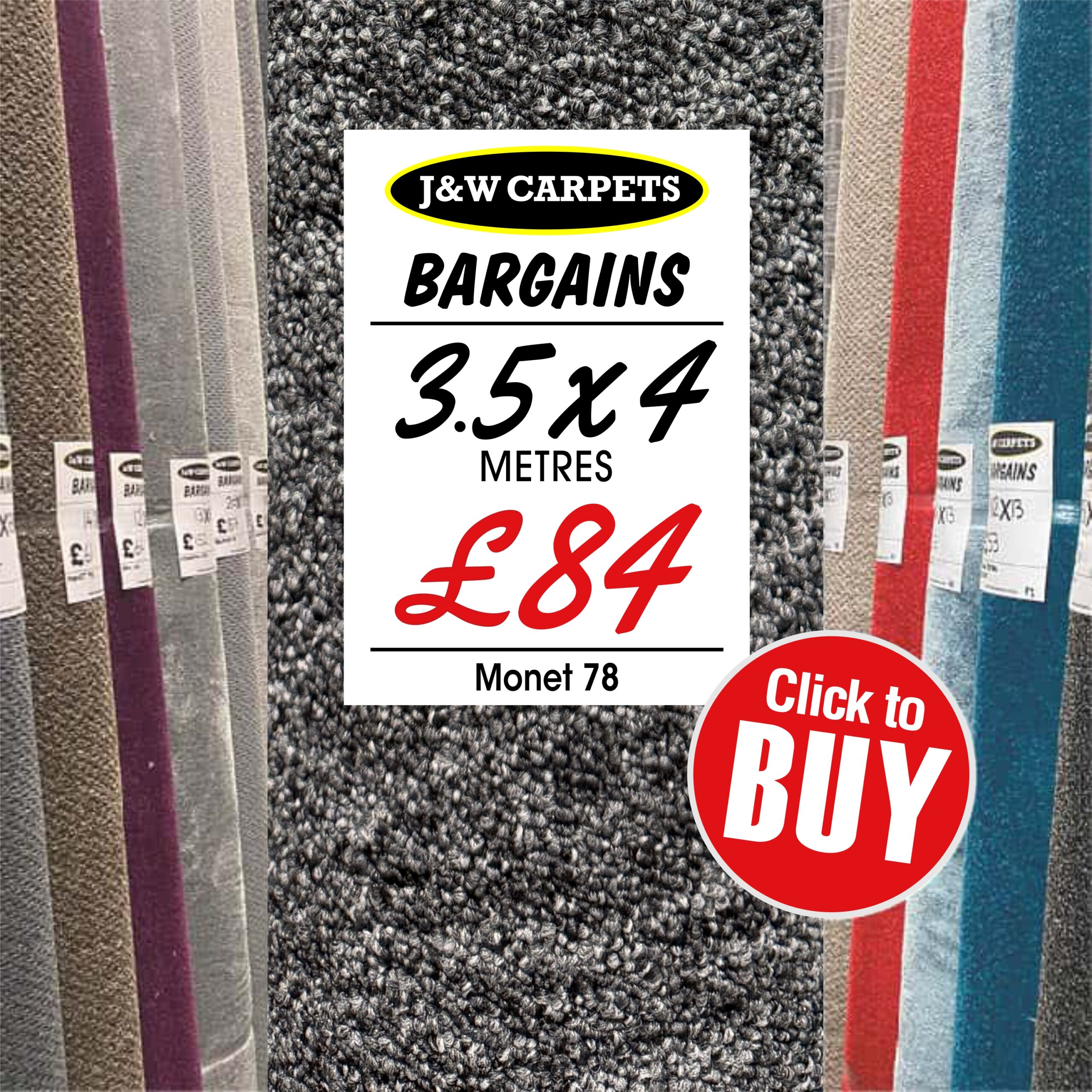 Monet 78 – 3.5x4m – Carpet Roll End