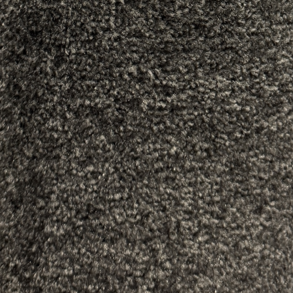 Twist pile carpet in anthracite