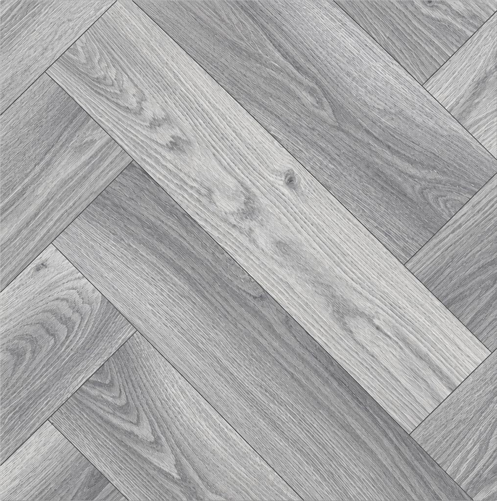 Giuliano 593 grey wood chevron effect vinyl